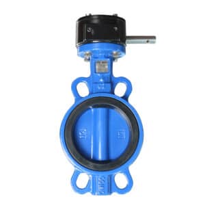 Cast Iron Wafer Butterfly Valve with Plate Spray Painted