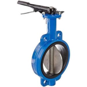Cast Iron Body NBR Seat Wafer Butterfly Valve Without Pin