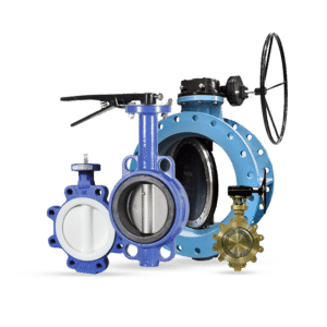 Butterfly valve set