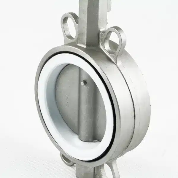 Válvula de mariposa wafer con asiento de PTFE de acero inoxidable - Imagen 3