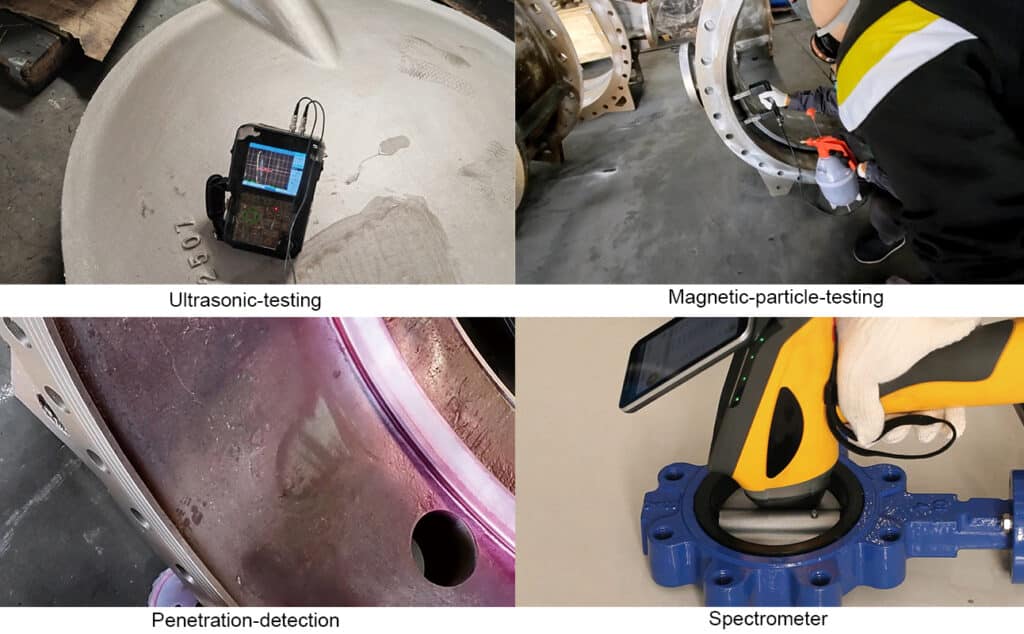 union valve non destructive testing equipment