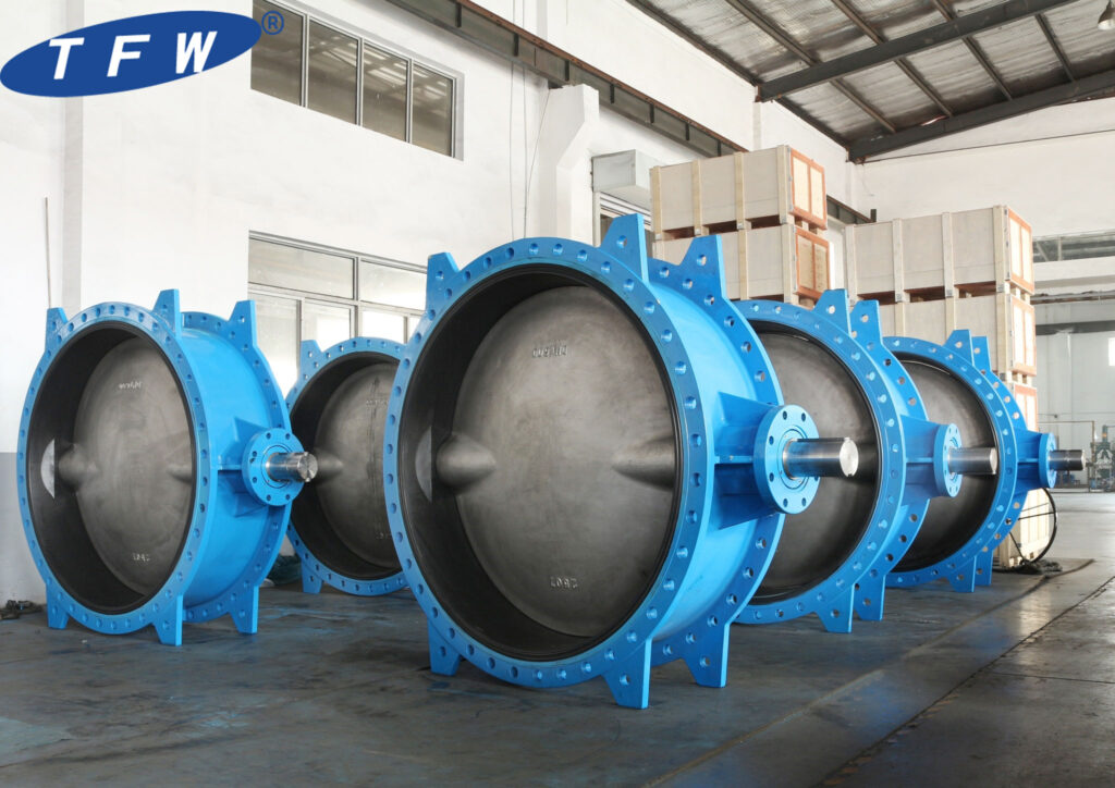 Double-flange-butterfly-valve