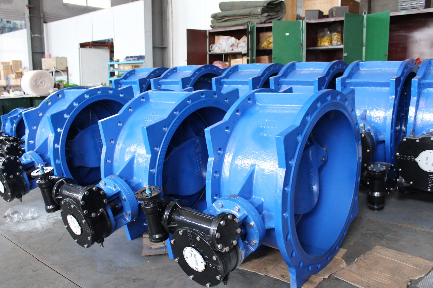 Double eccentric butterfly valve